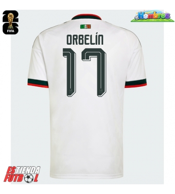 México Orbelin Pineda #17 Segunda Equipación Mundial 2026 Manga Corta
